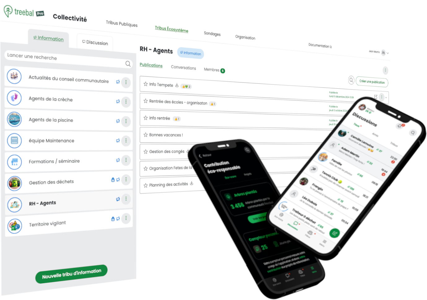 Présentation de l'application Treebal