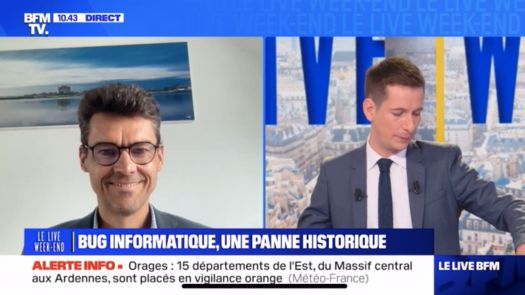 Capture d'écran du replay de BFMTV